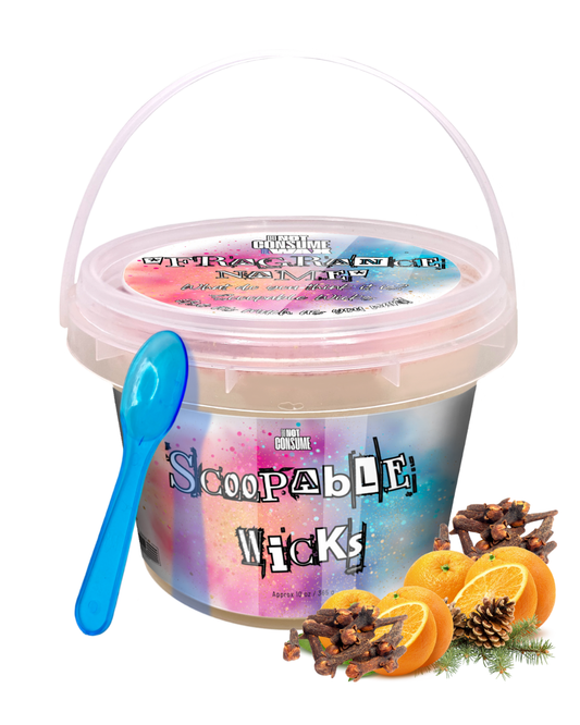 Christmas Date Scoopable Wax: Orange, Clove & Pine Scent by GlitterWicks