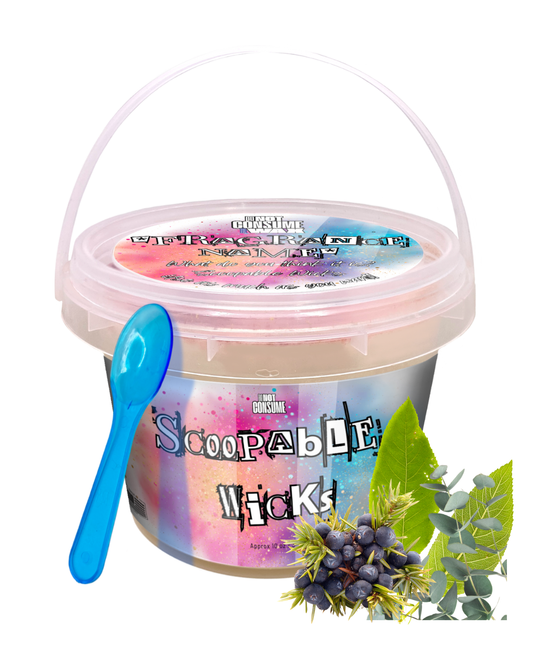 Christmas Morning Walk Scoopable Wax: Camphor, Eucalyptus & Juniper Scent by GlitterWicks