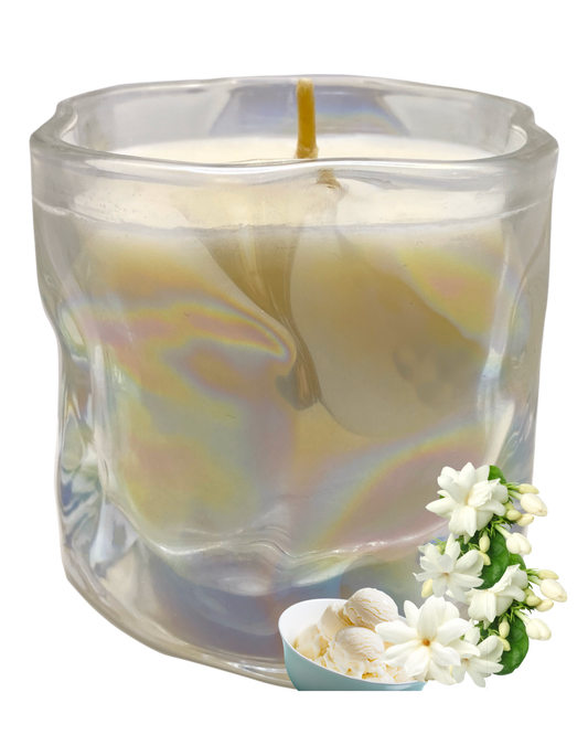 E Vonnee Candle: Jasmine & Vanilla Scent by GlitterWicks