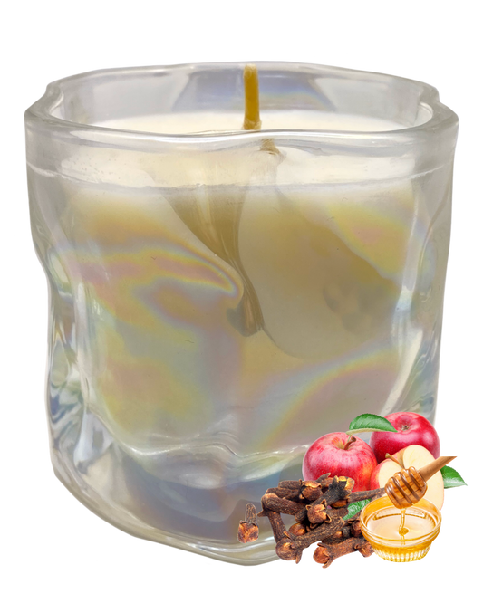 Harvest Time Candle: Apple, Clove, Pine & Cedar Scent by GlitterWicks