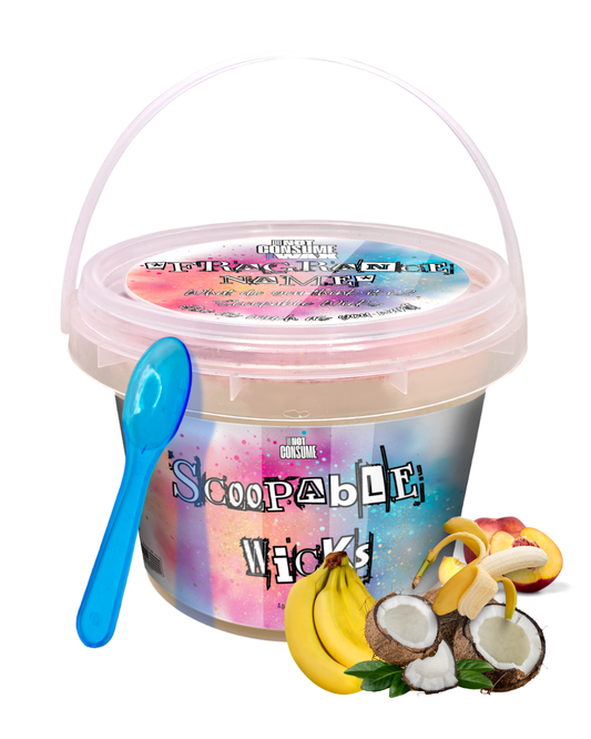 Funky Monkey Scoopable Wax: Banana, Coconut & Peach Scent by GlitterWicks