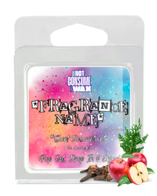 Harvest Time Mini Wax Melt: Apple, Clove, Pine & Cedar Scent by GlitterWicks