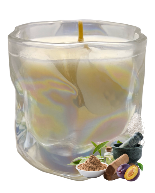 Iconic Candle: Petitgrain, Sea Salt, Eucalyptus & Musk Scent by GlitterWicks