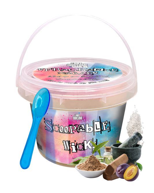 Iconic Scoopable Wax: Petitgrain, Sea Salt, Eucalyptus & Musk Scent by GlitterWicks