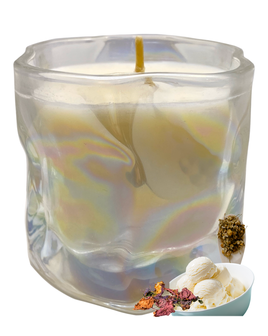 Kristle Klear Candle: Vanilla & Patchouli Scent by GlitterWicks