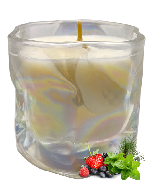 Londons Sweaters Candle: Mint, Berries, Pine & Moss Scent by GlitterWicks