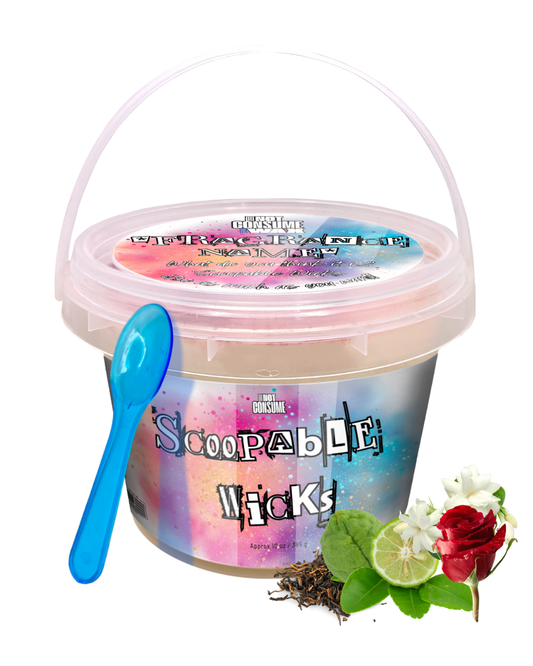 Au Voleur Scoopable Wax: White Tea, Rose, Bergamot & Lily Scent by GlitterWicks