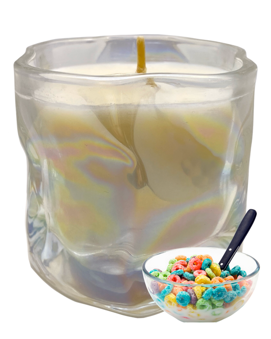 Morning Cartoons Candle: Fruit Loops Scent by GlitterWicks