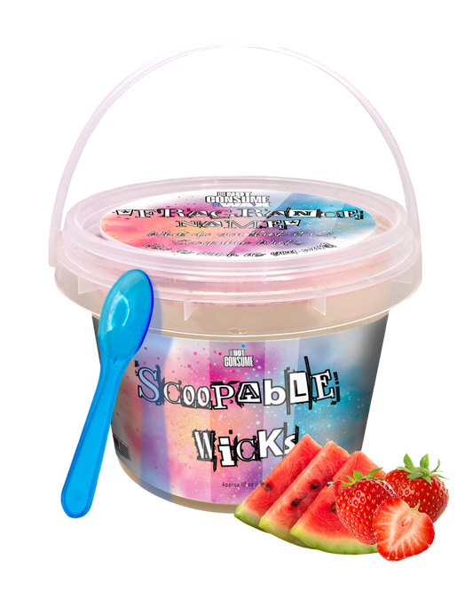 WaterStraws Scoopable Wax: WaterMelon Strawberry Scent by GlitterWicks