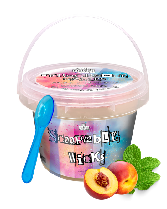 Zesty Bestie Scoopable Wax: Nectarine & Mint Scent by GlitterWicks
