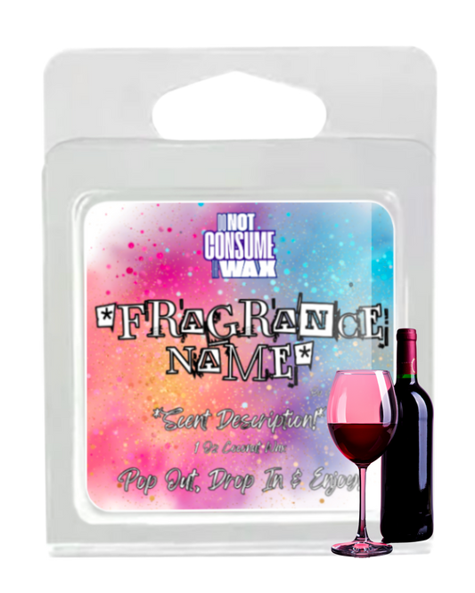Boozy Q Mini Wax Melt: Sangria Scent by GlitterWicks