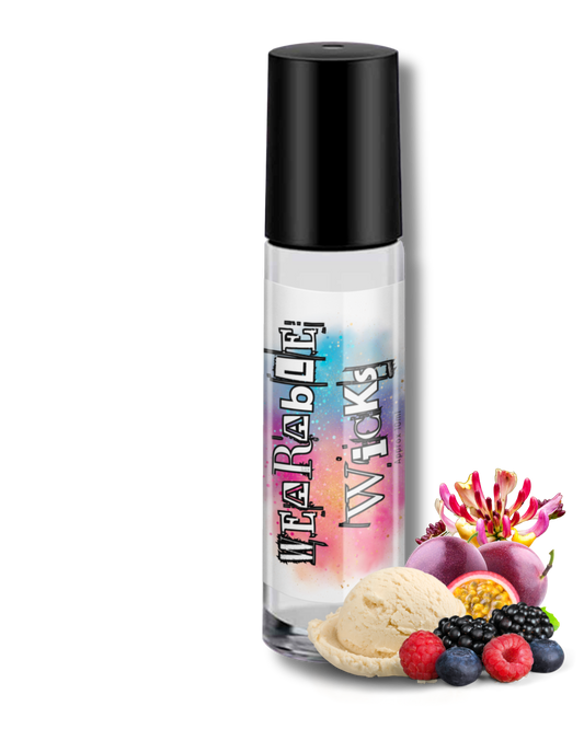 Pixie Dust Wearable Roll On: Orange, Berries & HoneySuckle & Woods Scent by GlitterWicks
