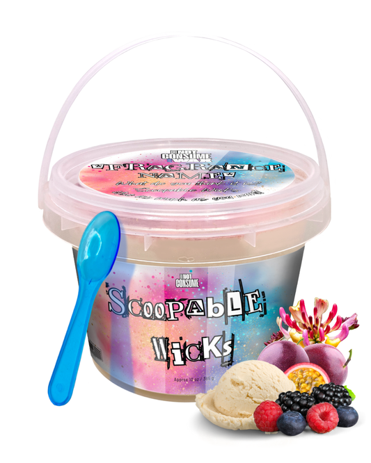 Pixie Dust Scoopable Wax: Orange, Berries & HoneySuckle & Woods Scent by GlitterWicks
