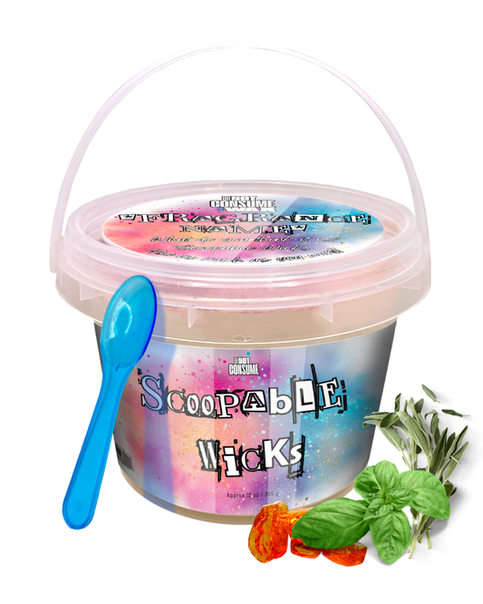 RelaxDeDas Scoopable Wax: Basil, Amber & Musk Scent by Glitterwicks
