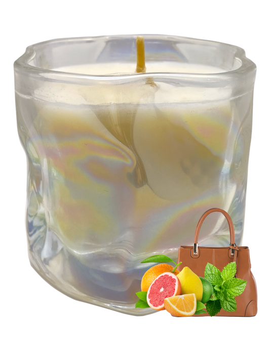Shadow Xaddy Candle: Leather, Mint & Citrus Scent by GlitterWicks