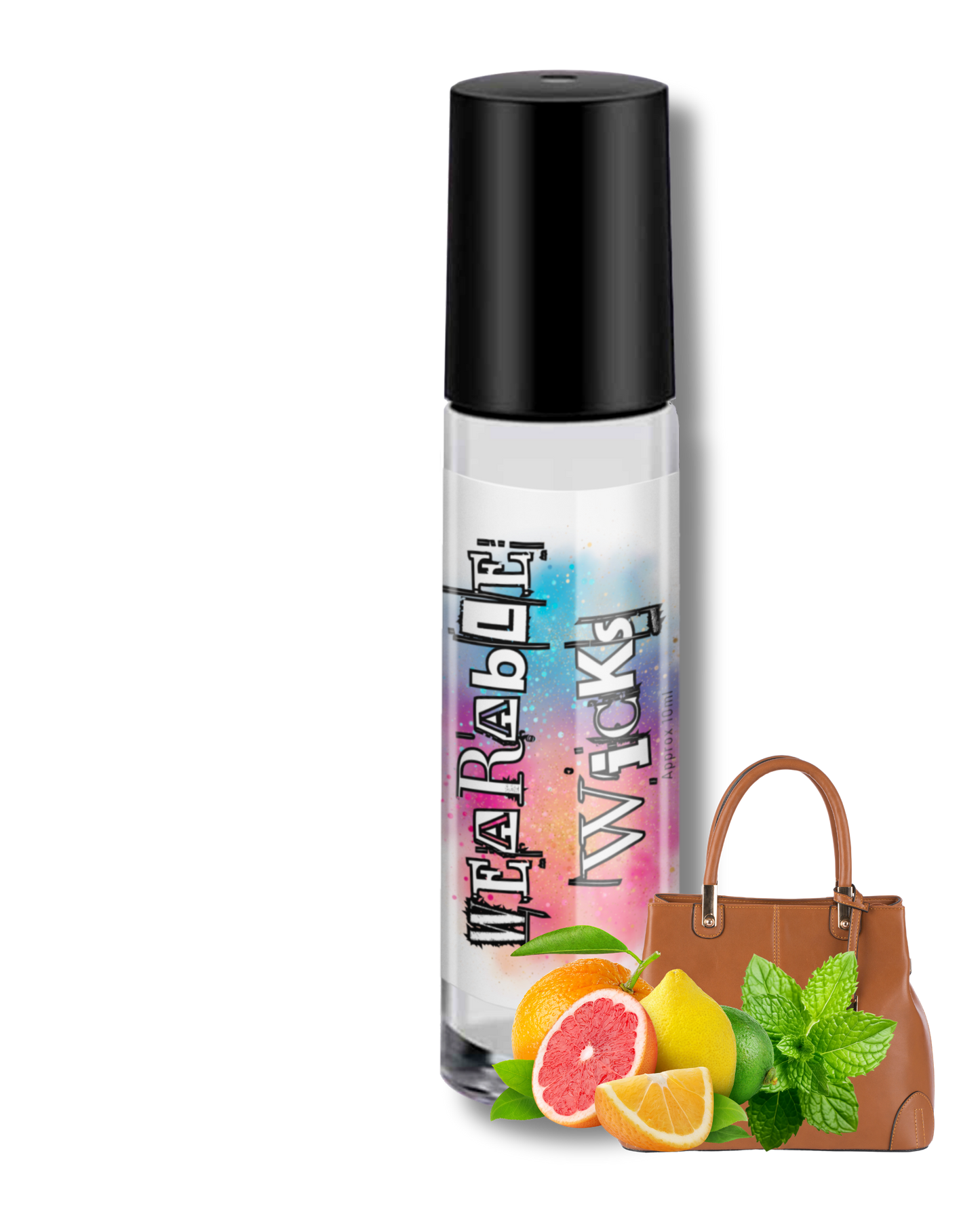 Shadow Xaddy Wearable Roll On: Leather, Mint & Citrus Scent by GlitterWicks
