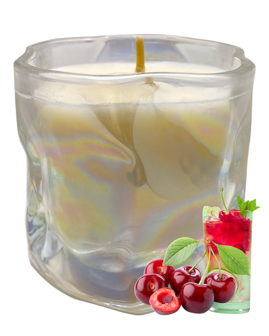 Summerade Candle: Cherry Limeade Scent by GlitterWicks