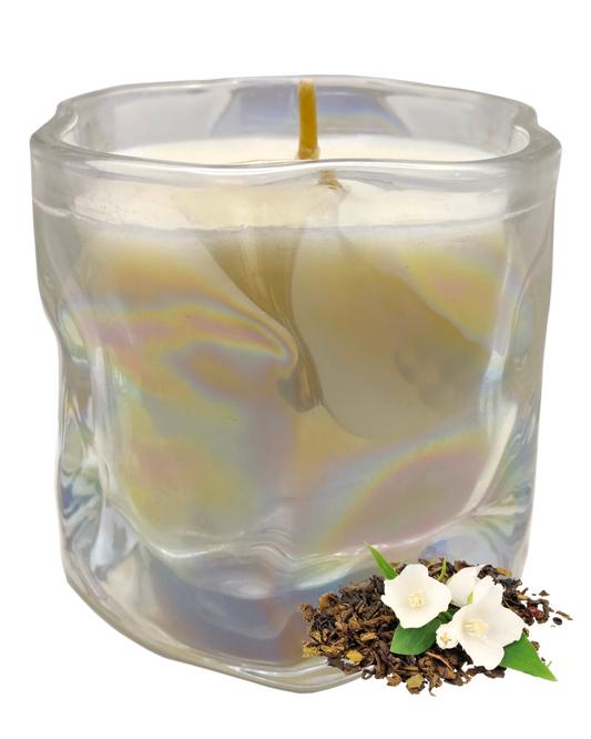 Brew Na Na Candle: White Tea Scent by GlitterWicks