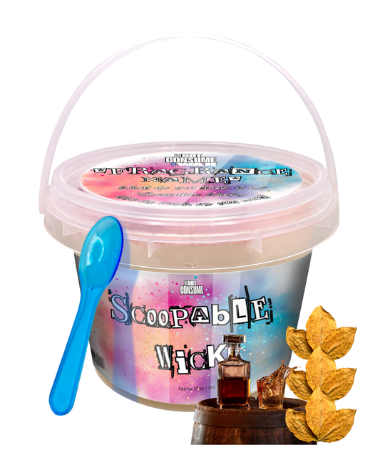 WildCard Scoopable Wax: Tobacco & Bourbon Scent by GlitterWicks
