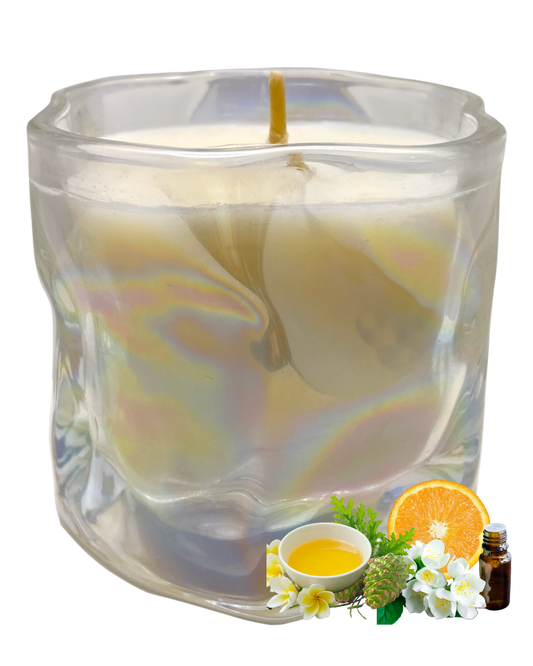 Bug Off Candle: Citronella & Orange Scent by GlitterWicks