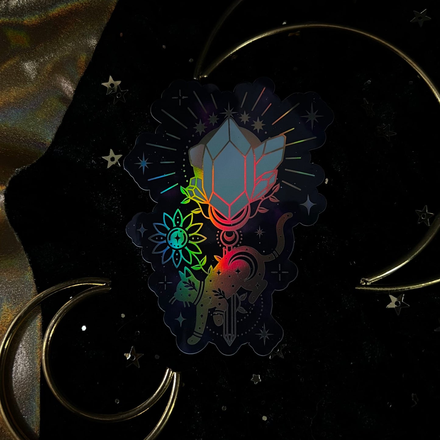 Crystalstruck Tarot© Holo Stickers
