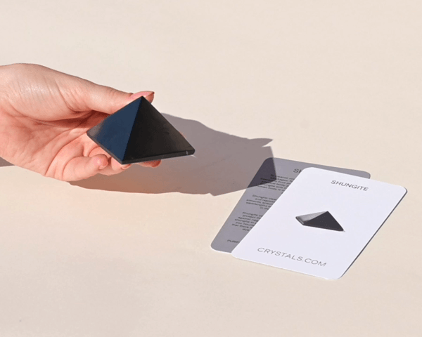 Shungite Pyramid - GlitterWicks