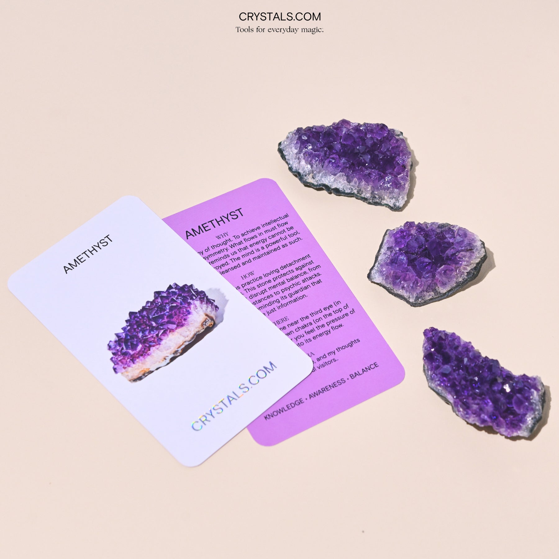 Brazilian Amethyst Cluster - GlitterWicks