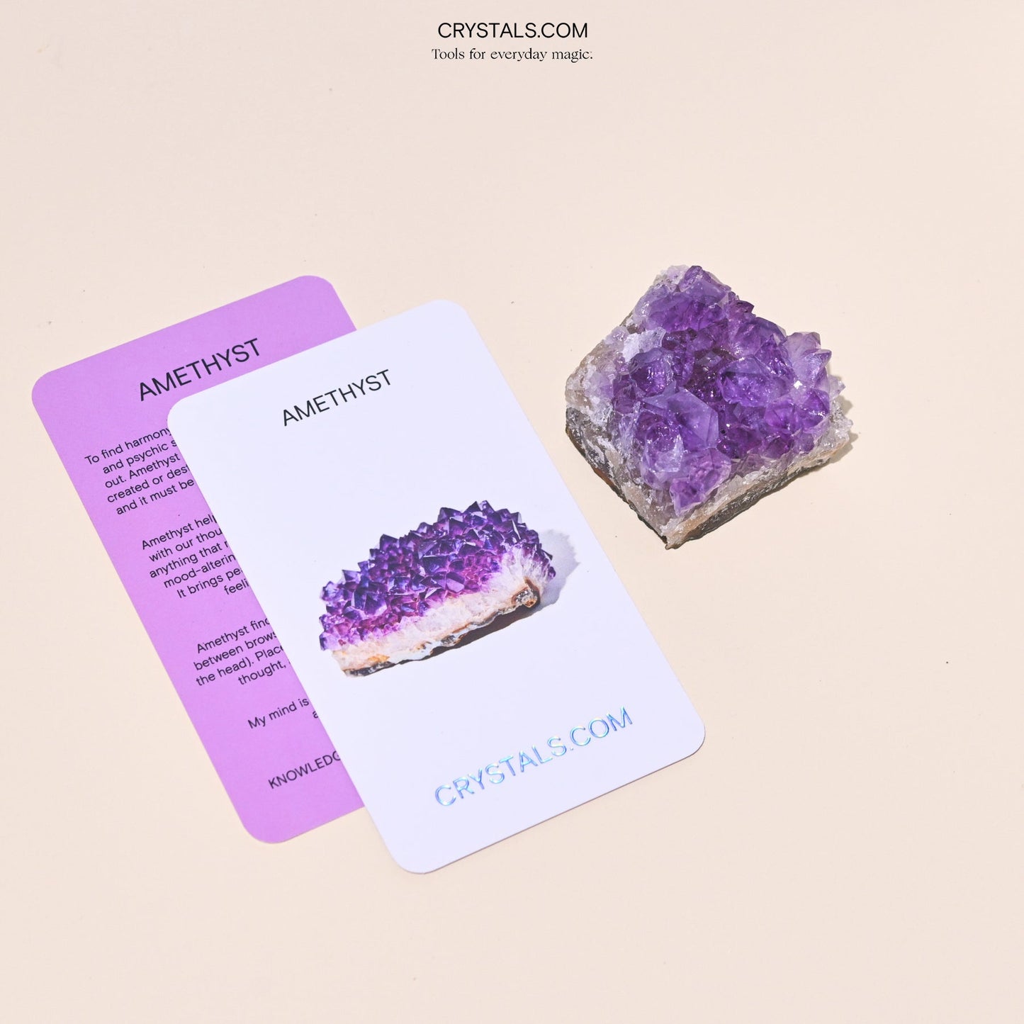 Brazilian Amethyst Cluster - GlitterWicks