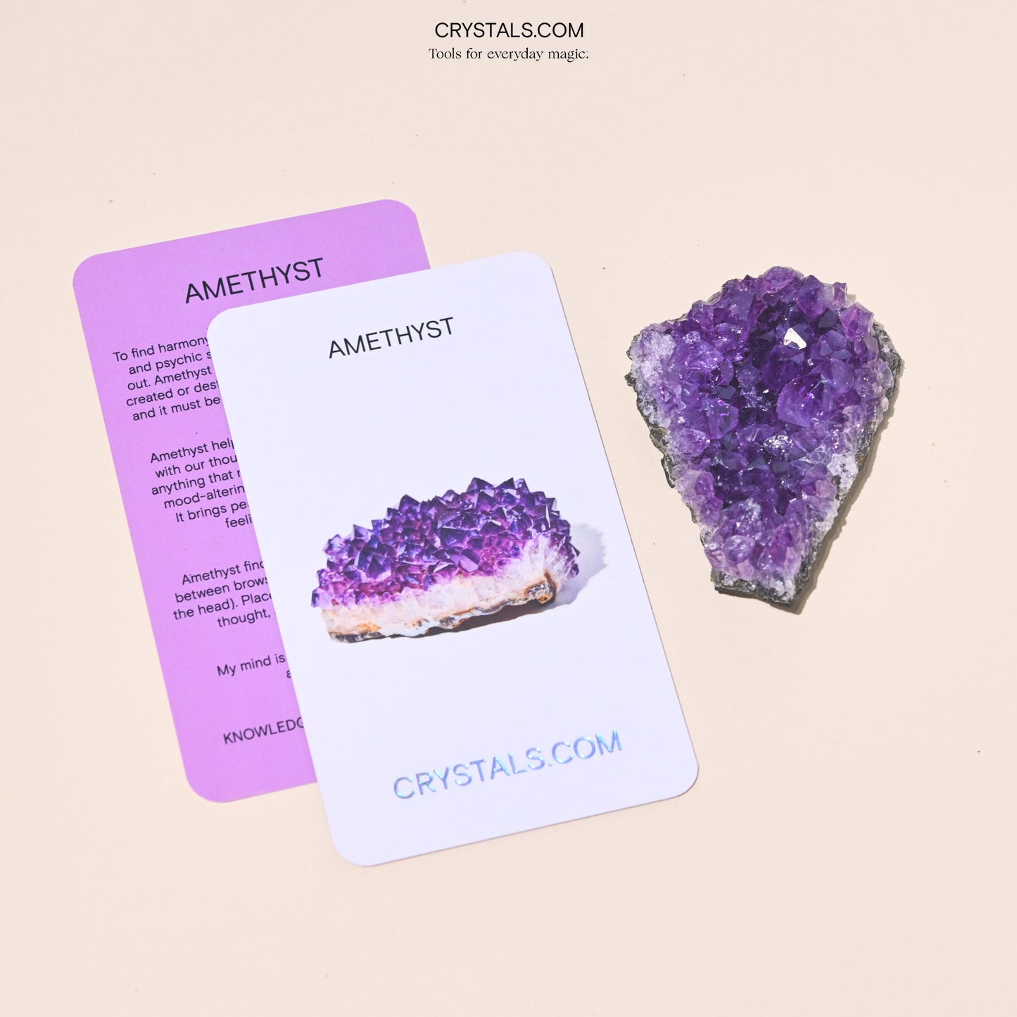 Brazilian Amethyst Cluster - GlitterWicks