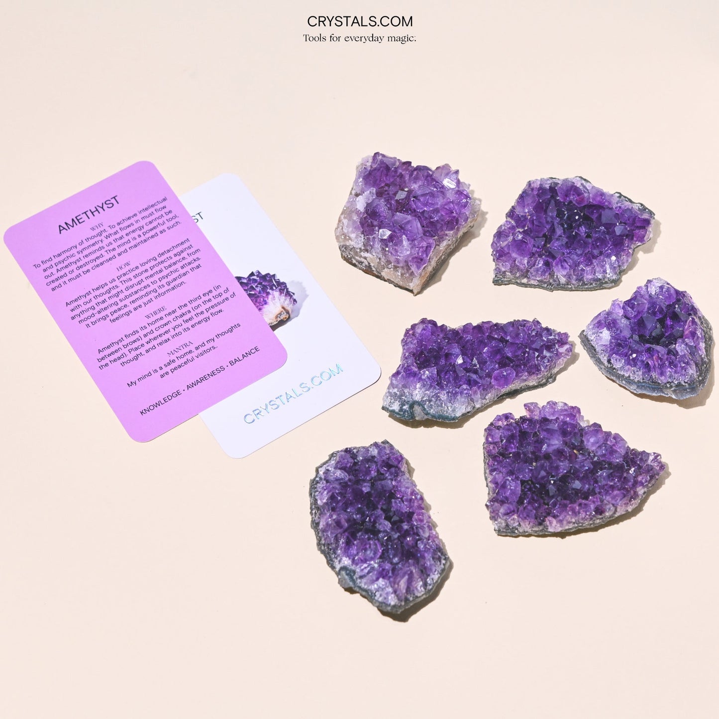 Brazilian Amethyst Cluster - GlitterWicks