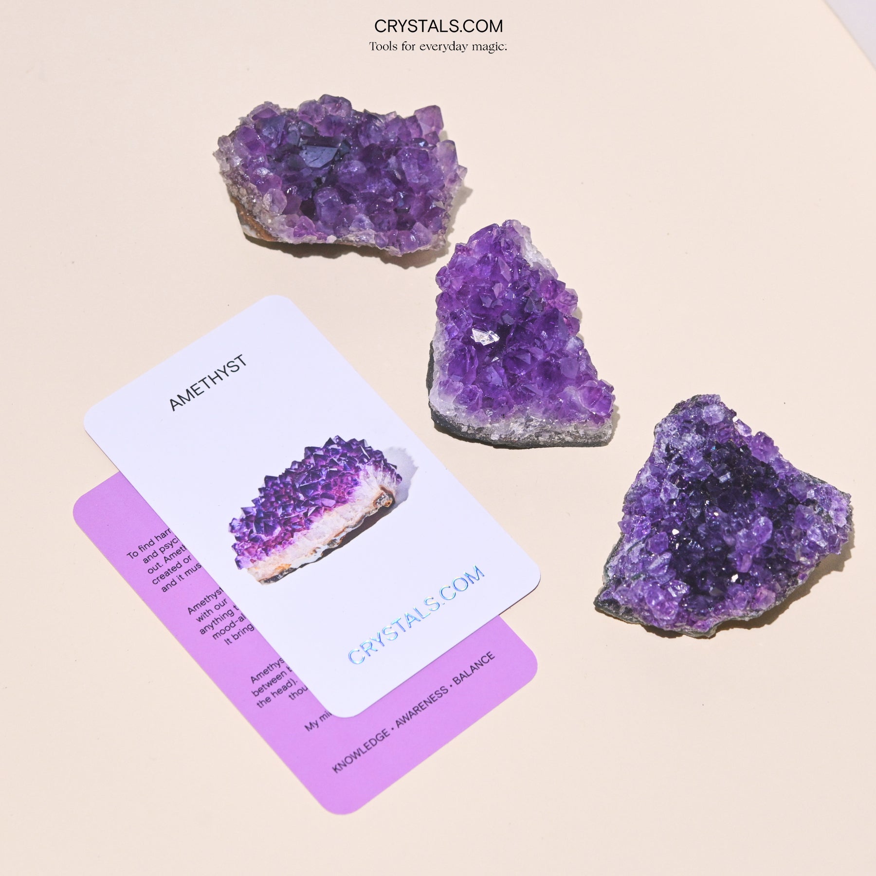 Brazilian Amethyst Cluster - GlitterWicks