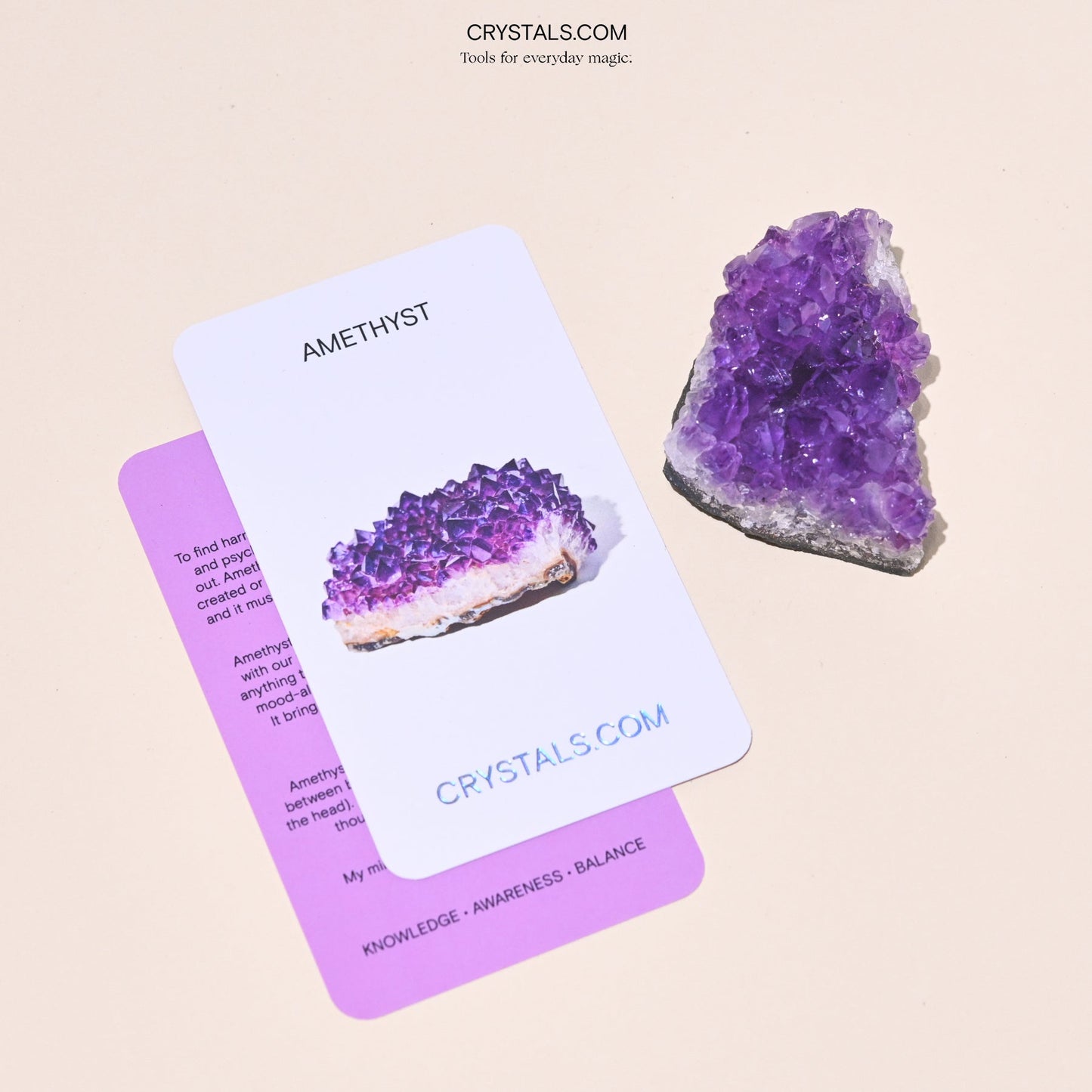 Brazilian Amethyst Cluster - GlitterWicks