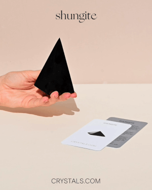 Shungite Pyramid Tall - GlitterWicks
