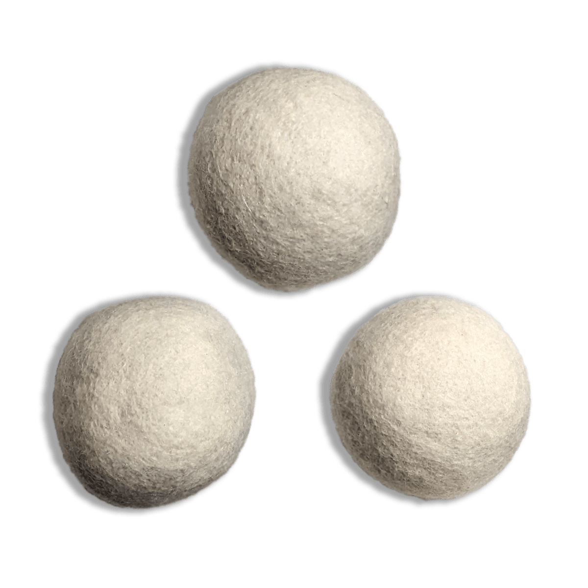 Organic Wool Dryer Balls 3-Pack - GlitterWicks