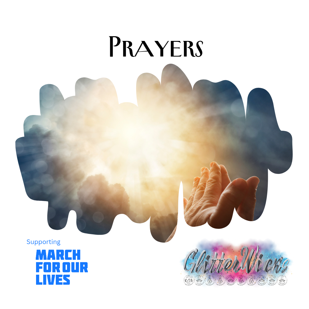 Thoughts & Prayers - GlitterWicks & March For Our Lives Package - The Crappy Candles