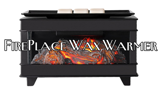 FirePlace Wax Warmer & Fragrance of The Month Scented Scoopable Wax - The Crappy Candles