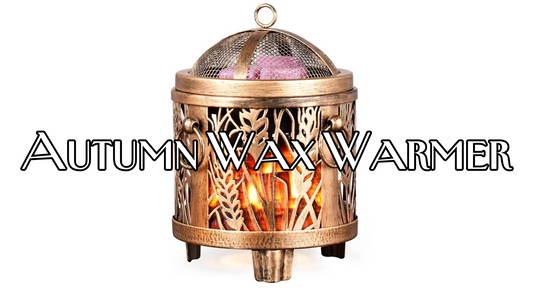 Autumn Wax Warmer & Fall Kisses scented Scoopable Wax