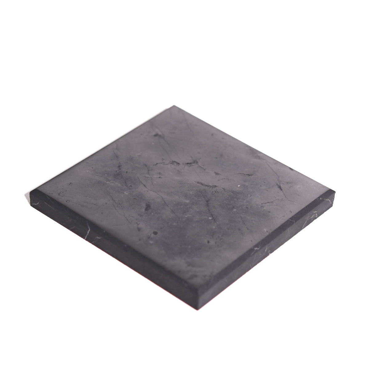 Shungite Square Plate 4 Inch - GlitterWicks