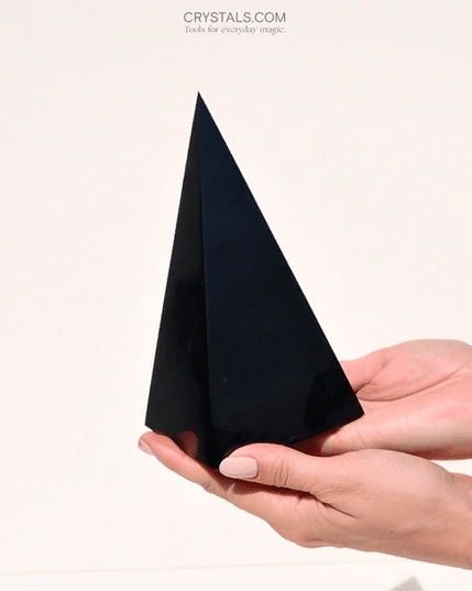 Shungite Pyramid Tall - GlitterWicks