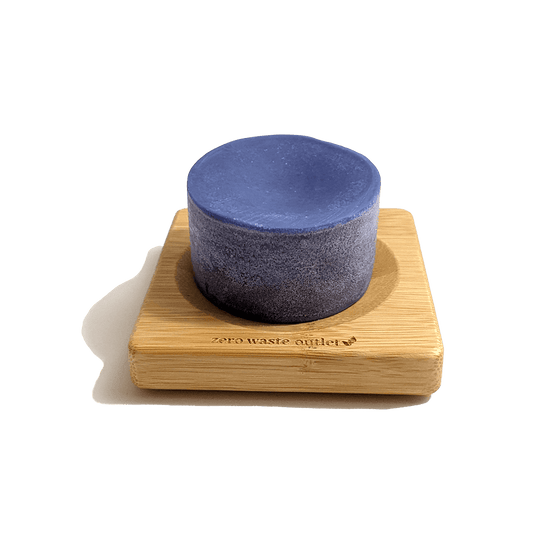 Small Square Bamboo Soap Dish